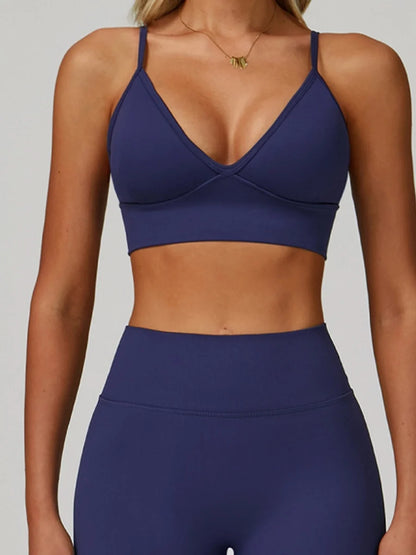 Earthbound Girl Double-Strap Racerback Sports Bra