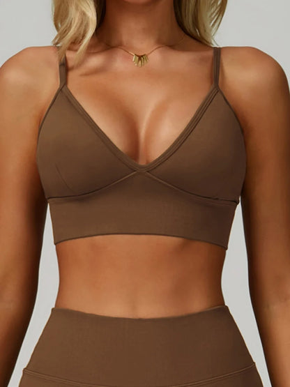Earthbound Girl Double-Strap Racerback Sports Bra